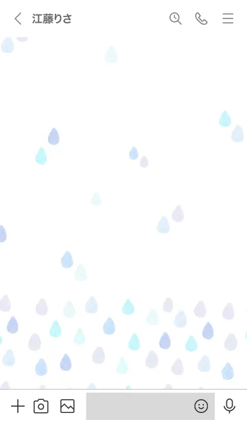 [LINE着せ替え] スマイル たくさん雫2の画像3