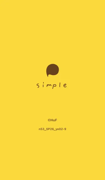 [LINE着せ替え] n53.26_イエロー2-9の画像1