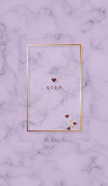 [LINE着せ替え] ～大人女子の大理石♥パープル15～の画像1