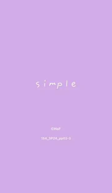 [LINE着せ替え] 154.24_パープル2-3の画像1