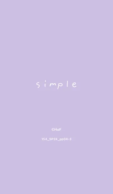 [LINE着せ替え] 154.24_パープル4-3の画像1