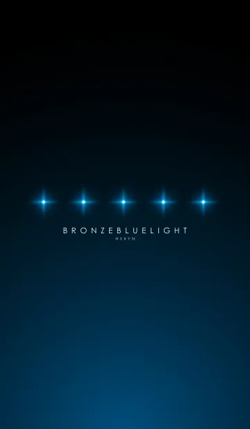 [LINE着せ替え] BRONZE BLUE STARLIGHTの画像1