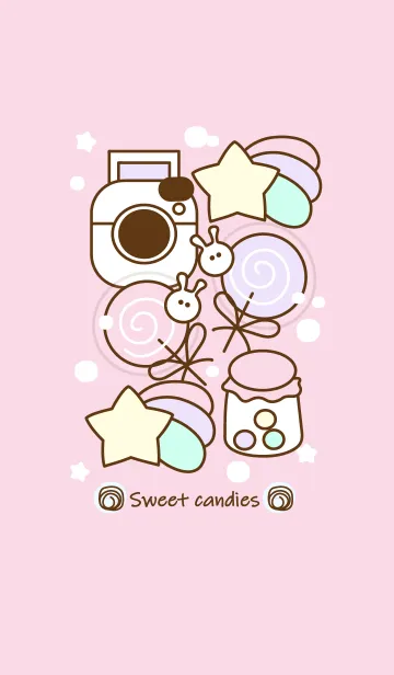 [LINE着せ替え] Lovely sweet candy 3の画像1