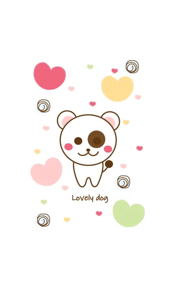 [LINE着せ替え] Lovely dog 5 :)の画像1