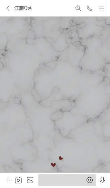 [LINE着せ替え] ～大人女子の大理石♥グレー2～の画像3