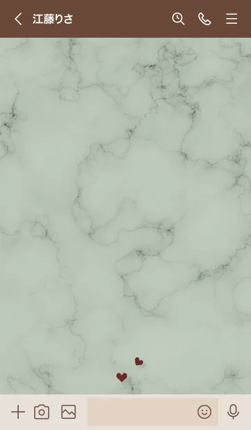 [LINE着せ替え] ～大人女子の大理石♥グリーン6～の画像3