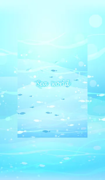 [LINE着せ替え] 透明感のある海の世界・アクアの画像1