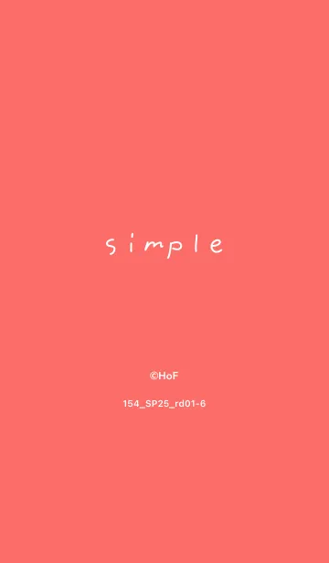 [LINE着せ替え] 554.25_レッド1-6の画像1