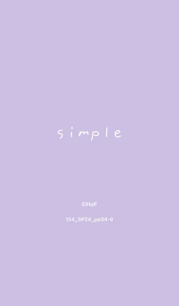 [LINE着せ替え] 154.24_パープル4-6の画像1