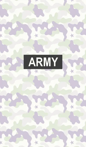 [LINE着せ替え] ARMY CAMO【ライトグレー】の画像1