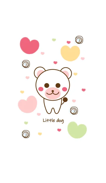 [LINE着せ替え] Little dog 5 :)の画像1