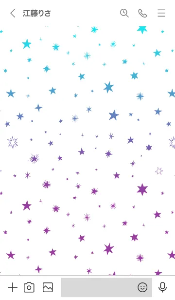 [LINE着せ替え] ミニ スターズ 09の画像3