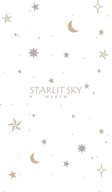 [LINE着せ替え] SIMPLE STARLIT SKY-MEKYM 9の画像1