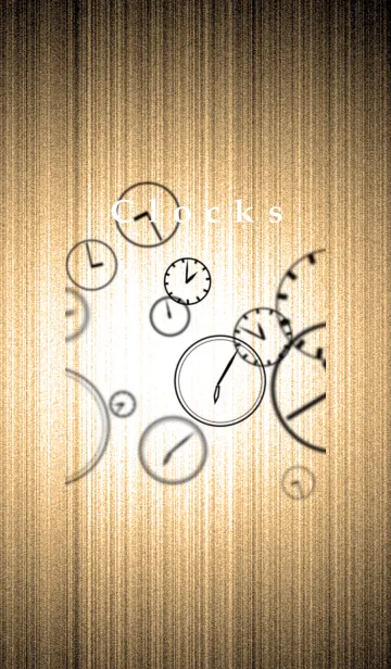[LINE着せ替え] シンプル時計の画像1