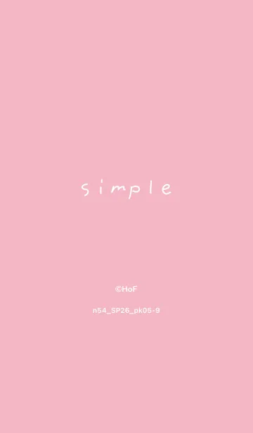 [LINE着せ替え] n54.26_ピンク5-9の画像1