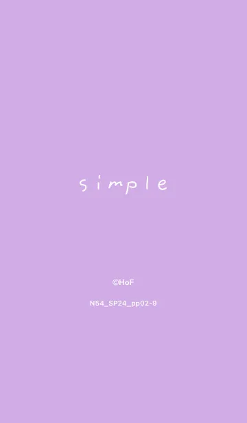 [LINE着せ替え] N54.24_パープル2-9の画像1