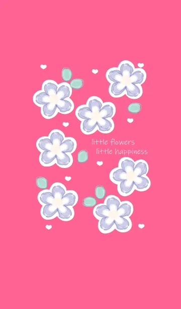 [LINE着せ替え] Little blue flower stickerの画像1