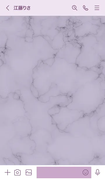 [LINE着せ替え] ～大人女子の大理石♥パープル18～の画像3