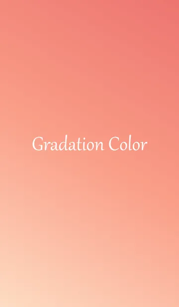 [LINE着せ替え] Gradation Color *Orange*の画像1