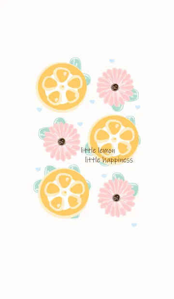 [LINE着せ替え] Lemon & Flowers 10の画像1