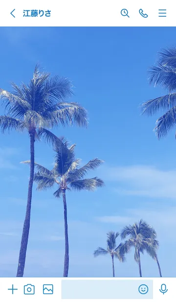 [LINE着せ替え] ALOHA Day Sky Hawaii 18.の画像3