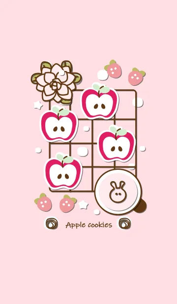 [LINE着せ替え] Little apples cookies 2の画像1