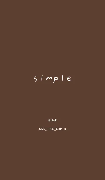 [LINE着せ替え] 555.25_ブラウン1-3の画像1