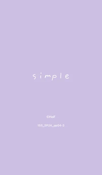 [LINE着せ替え] 155.24_パープル4-3の画像1