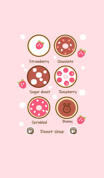 [LINE着せ替え] Donut shop 2 :)の画像1