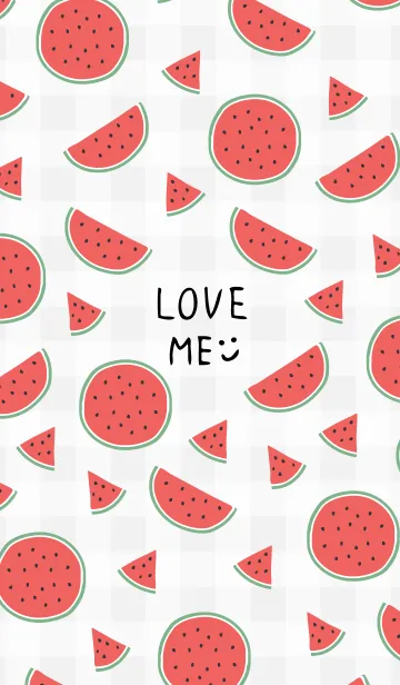 [LINE着せ替え] スイカ ホワイト4の画像1