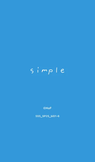 [LINE着せ替え] 555.25_ブルー1-6の画像1