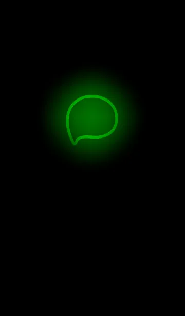 [LINE着せ替え] Green Neon Theme Ver.8 (JP)の画像1