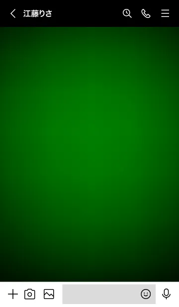 [LINE着せ替え] Green Neon Theme Ver.8 (JP)の画像3