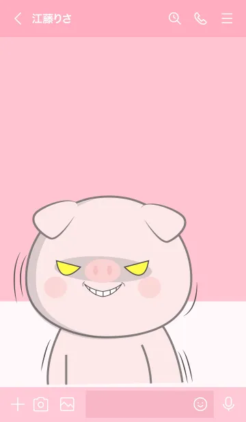 [LINE着せ替え] I'm Argry Pig  Theme (JP)の画像3