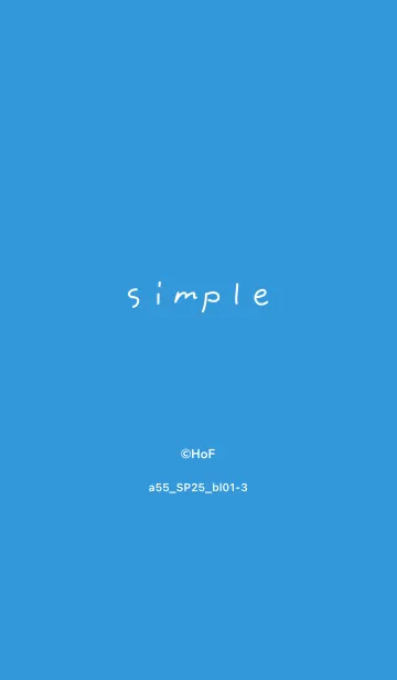 [LINE着せ替え] a55.25_ブルー1-3の画像1