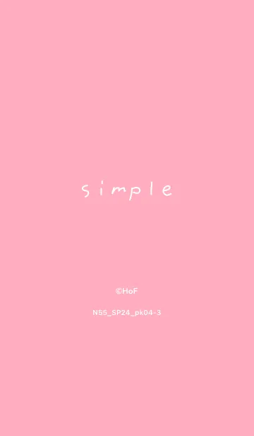 [LINE着せ替え] N55.24_ピンク4-3の画像1