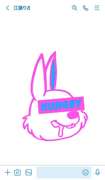 [LINE着せ替え] ハングリー ラビット 13の画像3