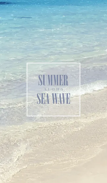 [LINE着せ替え] SUMMER BLUE SEA WAVE 21 -HAWAII-の画像1