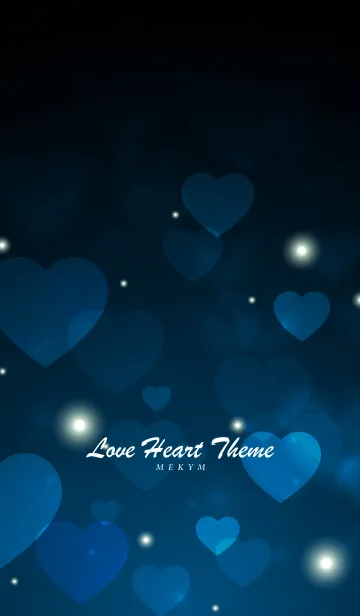 [LINE着せ替え] Love Heart Theme -BRONZE BLUE-の画像1