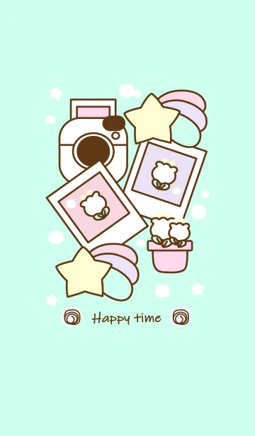 [LINE着せ替え] Happy time 3 :)の画像1