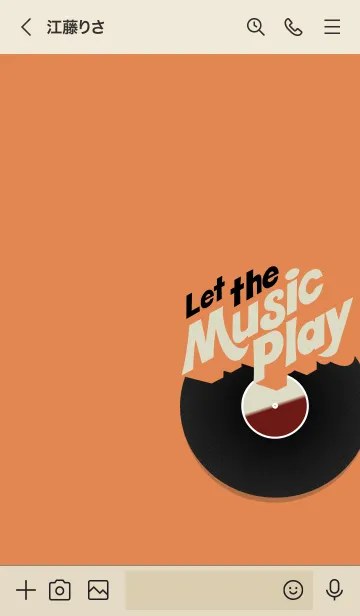 [LINE着せ替え] Let the Music playの画像3