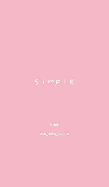 [LINE着せ替え] A56.26_ピンク5-6の画像1