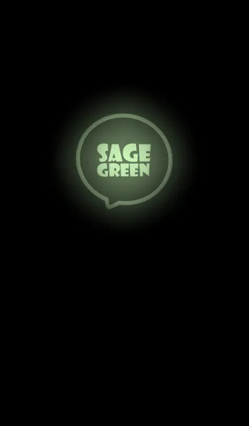 [LINE着せ替え] Sage Green Neon Theme Ver.3 (JP)の画像1