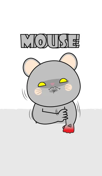 [LINE着せ替え] I'm Argry Grey  Mouse  Theme (JP)の画像1