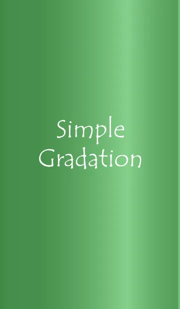 [LINE着せ替え] Simple Gradation -GlossyGreen-の画像1