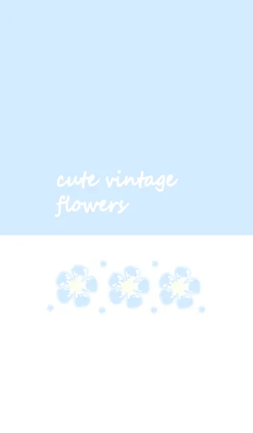 [LINE着せ替え] Cute vintage flower (New ver) 15の画像1