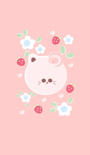 [LINE着せ替え] Cute cat theme 119 :)の画像1