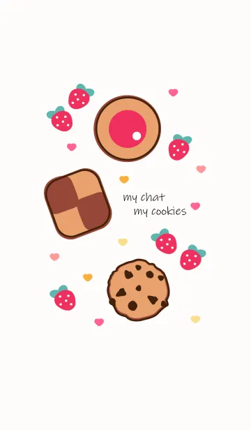 [LINE着せ替え] Cute Cute cookies 4の画像1