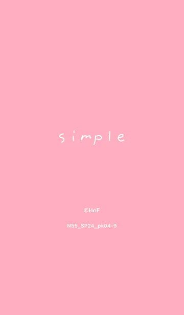 [LINE着せ替え] N55.24_ピンク4-9の画像1