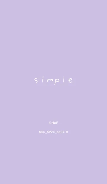 [LINE着せ替え] N55.24_パープル4-9の画像1